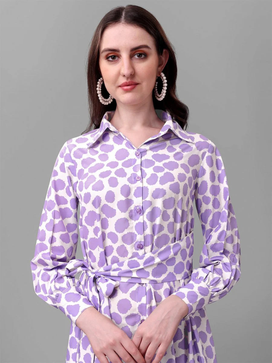dresses-for-women-western-wear-lavender-masakalico-157645.webp Dresses For Women Western Wear Lavender - Image 1